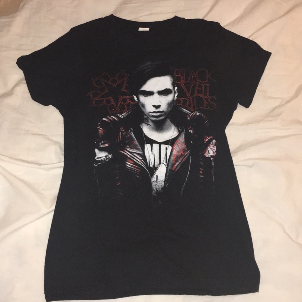 Black Veil Brides Face Band Tee